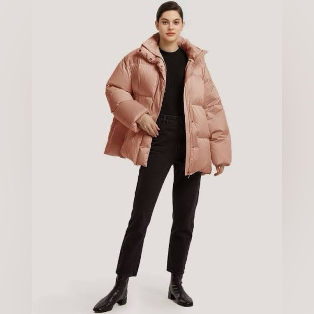 Nap's Ultrawarm Front Zip-Up Side Pockets Padded Down Coat